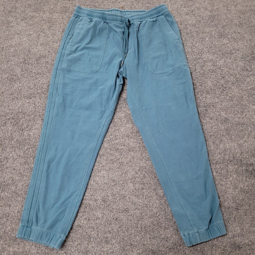Athleta Joggers Womens Size M Blue Relaxed Fit Drawstring Waist Active Pants